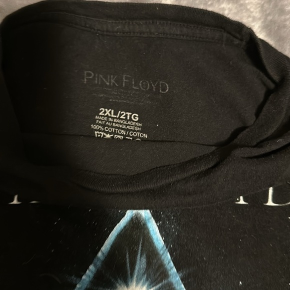 Pink Floyd Men’s Dark Side of the Moon Graphic Print T Shirt Size 2XL Black - Picture 2 of 2